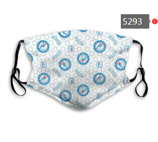 2020 NBA Philadelphia 76ers #1 Dust mask with filter->nfl dust mask->Sports Accessory
